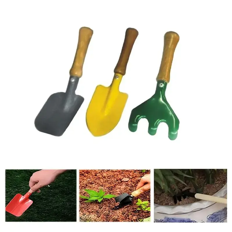 Fan Favorite Mini Garden Tools Set (Set of 3 Pcs) For Garden Purposes